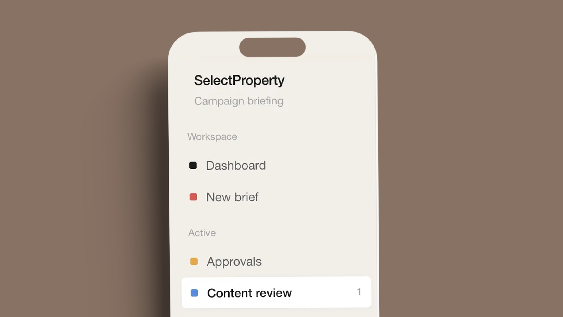 Campaign Briefing App — detail